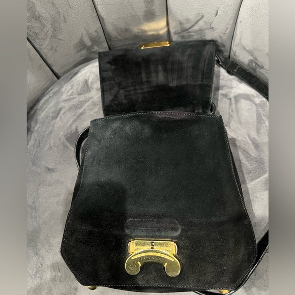 Vintage Celine Triomphe Suede Two-Way bag - Picture 7 of 17